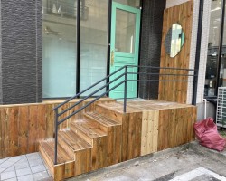 동탄 커피숍 데크공사